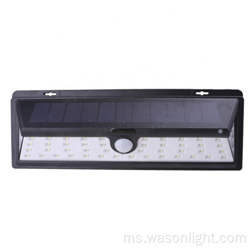 Berjenama berjenama 54 Wide Wide Angle Bright 3 Mod Panel Tenaga Solar Tenaga Kecemasan Taman Keselamatan LED Garden Light With Motion Sensor